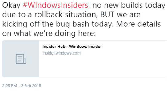 今天無(wú)Windows 10 RS4新版推送，Bug大掃除繼續(xù)