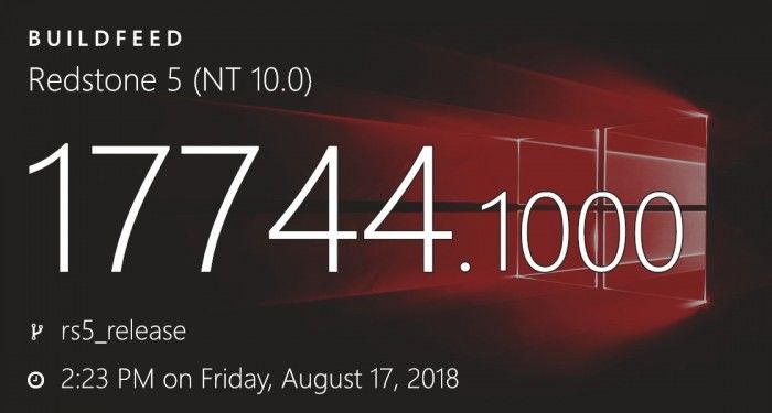 使用Timeline時(shí)應(yīng)用崩潰可修復(fù)，Windows 10 Build 17744發(fā)布