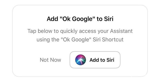 谷歌更新后能讓Siri來啟動(dòng)Google語音，蘋果尷尬