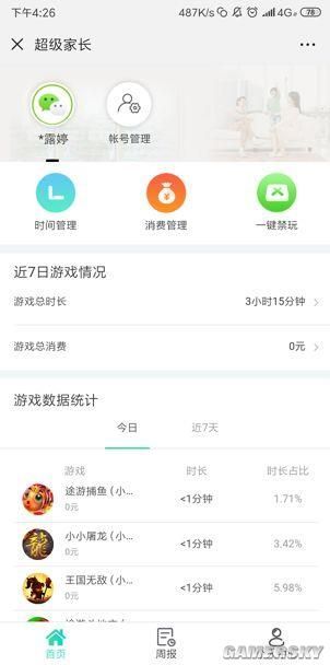 微信小游戲加強(qiáng)未成年人保護(hù)，家長(zhǎng)實(shí)時(shí)了解消費(fèi)信息